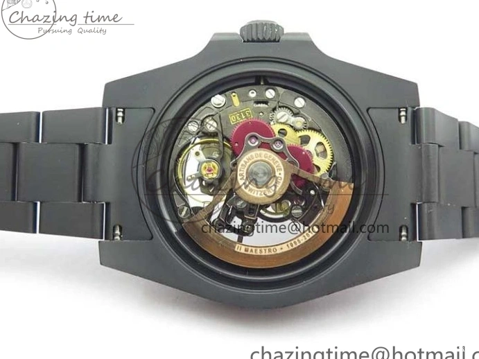 0523 Submariner 116610 Andrea Pirlo DLC ROF Best Edition Carbon Bezel on Skeleton DIal SA QuickDry 2790